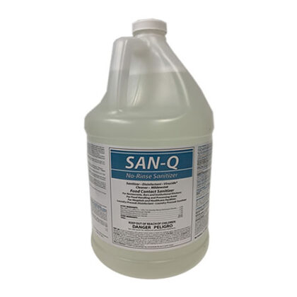 San-Q* No Rinse- Sanitizer –Disinfectant-Virucide* Cleaner- Mildewstat